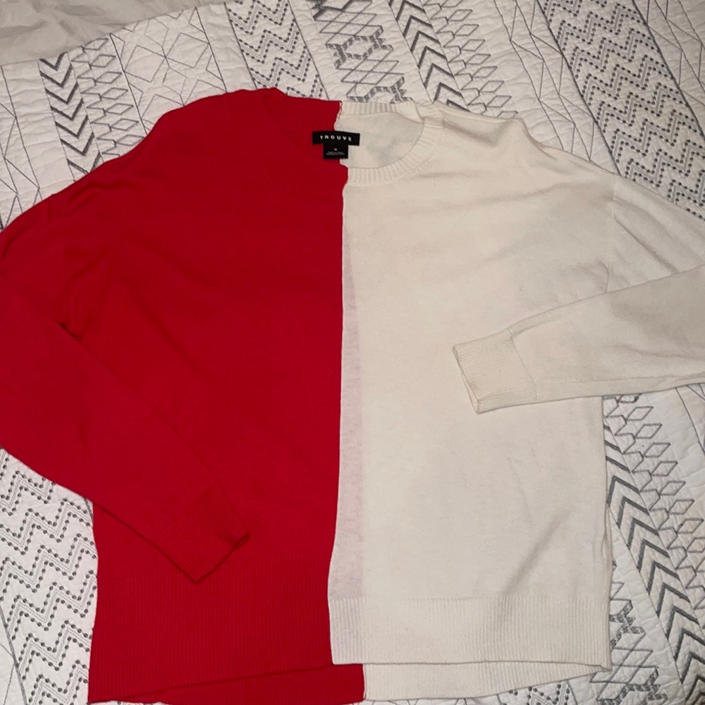 Color block Trouvé sweater Sz M